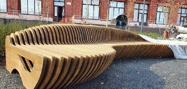 Дизайнерские скамейки за 3 миллиона украсили бедную Кинешму