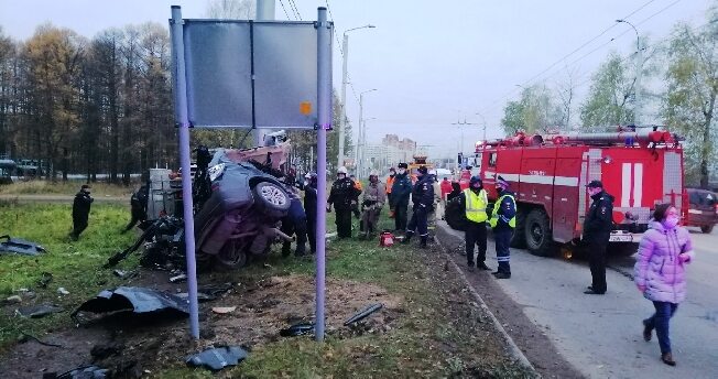 В Иванове резко выросло число ДТП с наездами на препятствия