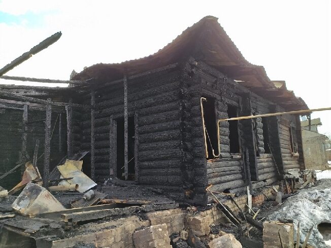 Крупный пожар произошёл в одном из районов Ивановской области