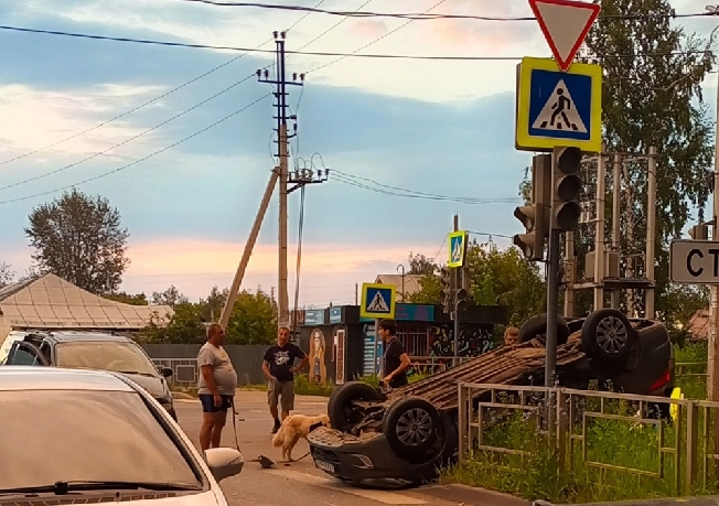 В Иванове 13 августа случился перевёртыш