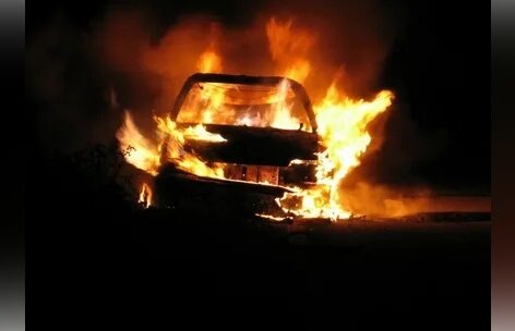 В Ивановской области спалили очередной автомобиль