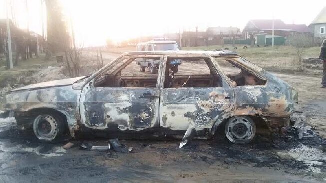 В Ивановской области сгорел очередной автомобиль