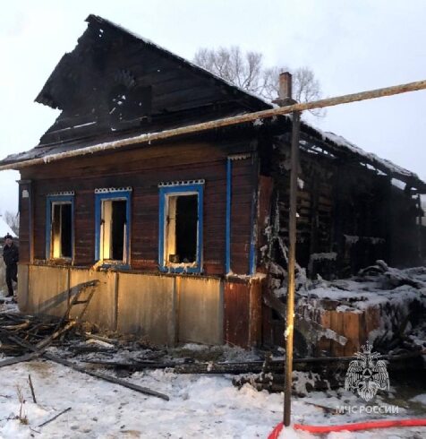 Три трупа нашли на пожаре в Ивановской области