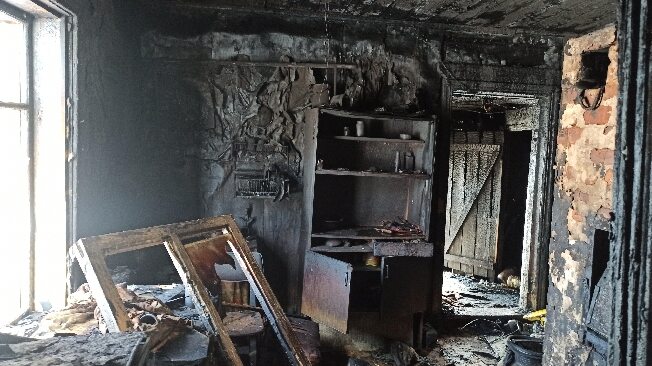 На пожаре в Ивановской области сгорел 47-летний мужчина
