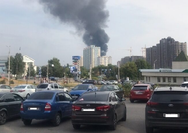 В Иванове сгорел производственный цех