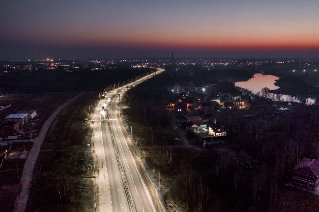 Ещё одна линия освещения появилась на дорожной сети Ивановской области