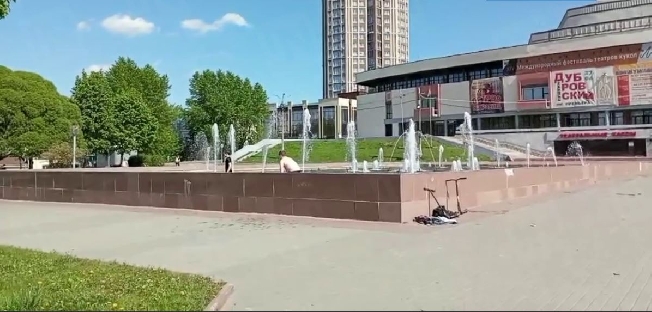 Ивановские дети устроили игры в фонтанах