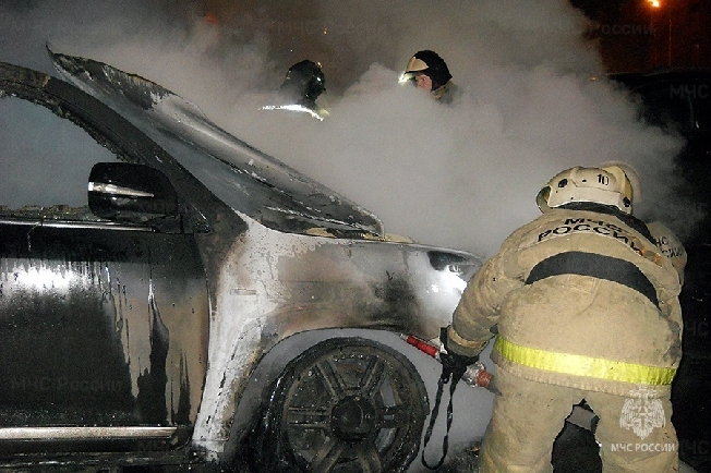 В Ивановской области 11 июня спалили автомобиль