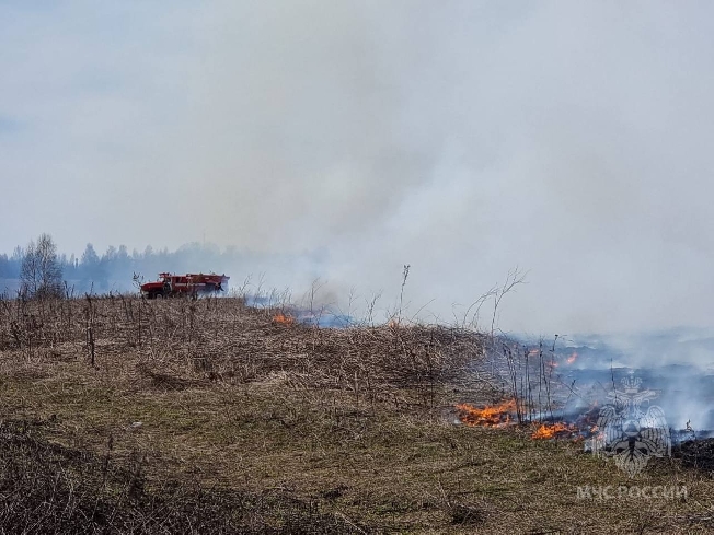 Погода осложняет пожароопасную обстановку в Ивановской области