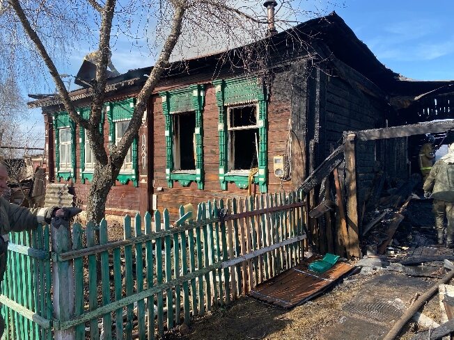 На страшном пожаре в Ивановской области погиб 86-летний пенсионер