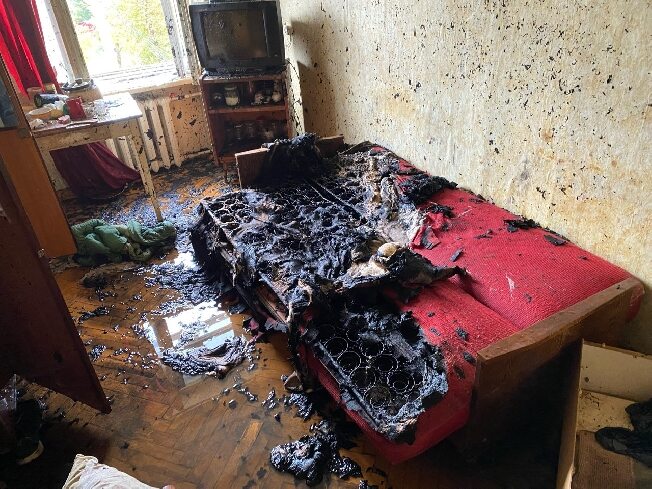 В Ивановской области сгорел ещё один мужчина