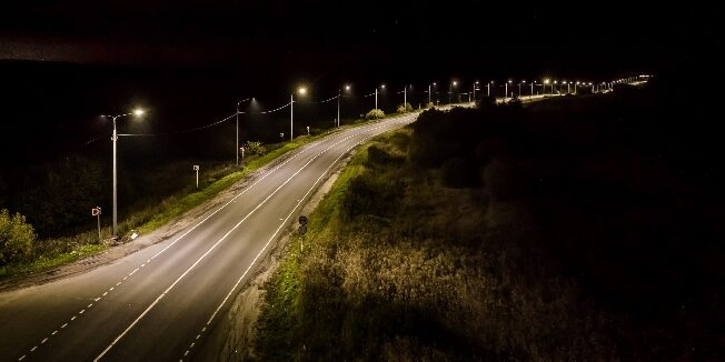 На трассах в Ивановской области появились новые линии освещения