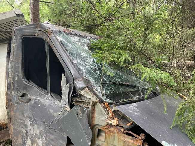 Водитель «ГАЗели» разбился в жёстком ДТП на трассе Иваново-Кострома
