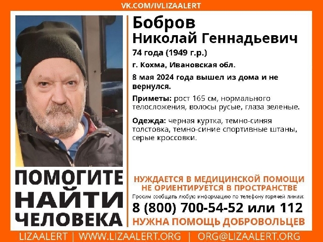 В Иванове собрали штаб для поиска исчезнувшего пенсионера