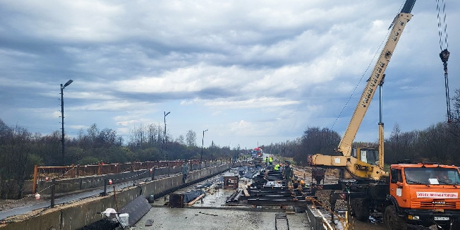 Мост через Уводь на трассе Иваново-Ярославль отремонтируют к концу лета