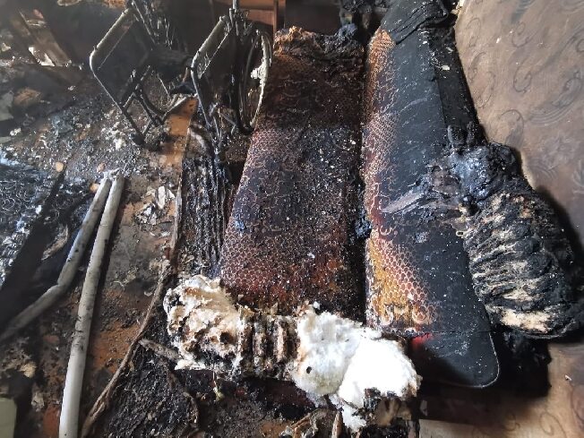 Пожарные спасли загоревшегося на диване жителя Ивановской области