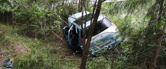 В Ивановской области вылетела в кювет и опрокинулась иномарка с 5-летним мальчиком