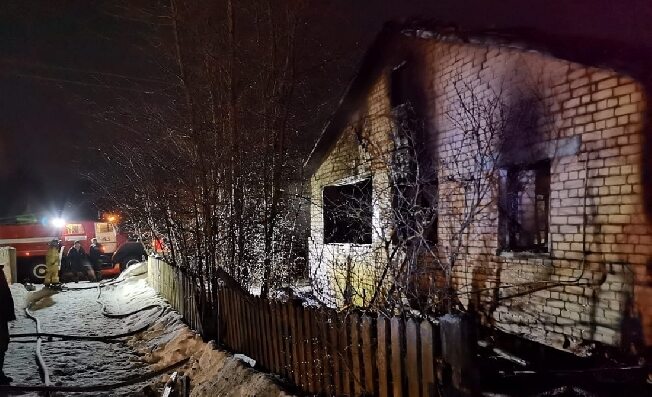 В 1 из районов Ивановской области на пожаре погиб мужчина