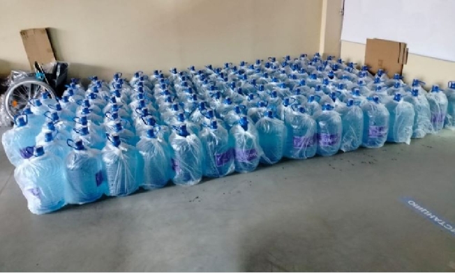 Участникам СВО передали питьевую воду и бинокль из Ивановской области