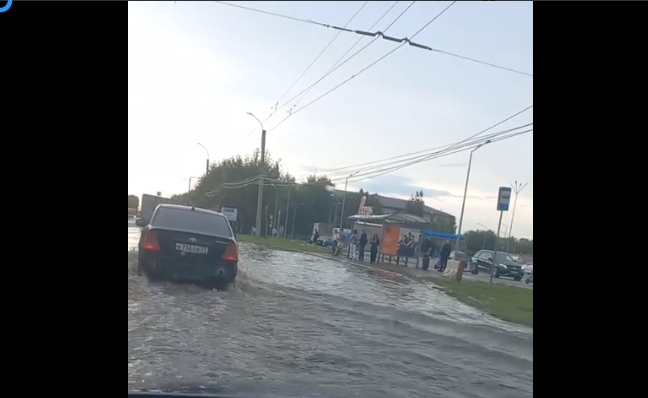 В социальные сети выложили видео затопленного Иванова