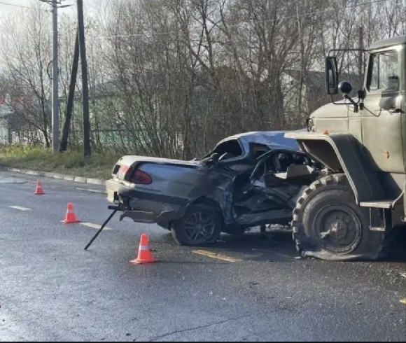 Водитель «Волги» погиб при жёстком столкновении с «Уралом» в Ивановской области
