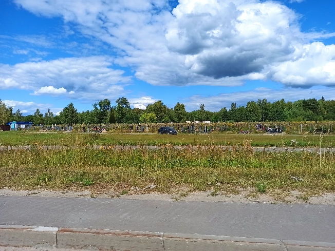Дорога к кладбищу Корба в Ивановской области просела и покрылась ямами