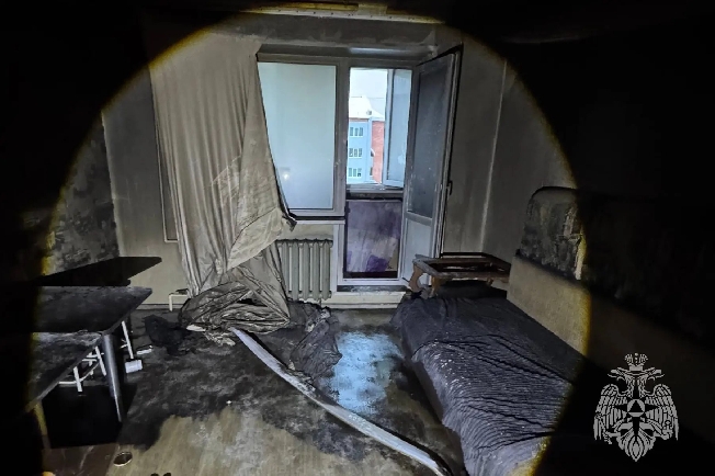 24 человека были эвакуированы из-за смертельного пожара в кохомской пятиэтажке