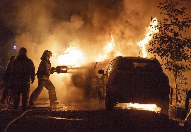 В Иванове снова спалили автомобиль
