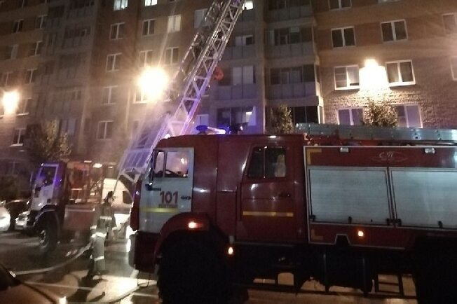 В Иванове из-за пожара эвакуировали многоквартирный дом