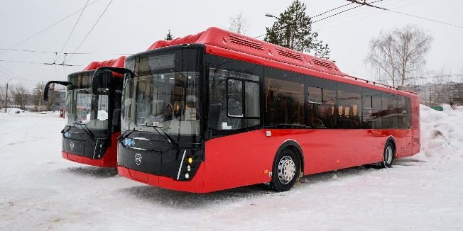 В Иваново завезли первую партию новых автобусов большой вместимости 