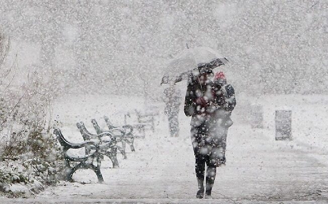Сильный снегопад надвигается на Ивановскую область