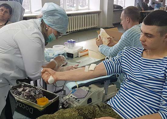 Ивановские десантники сдали более 50 литров донорской крови