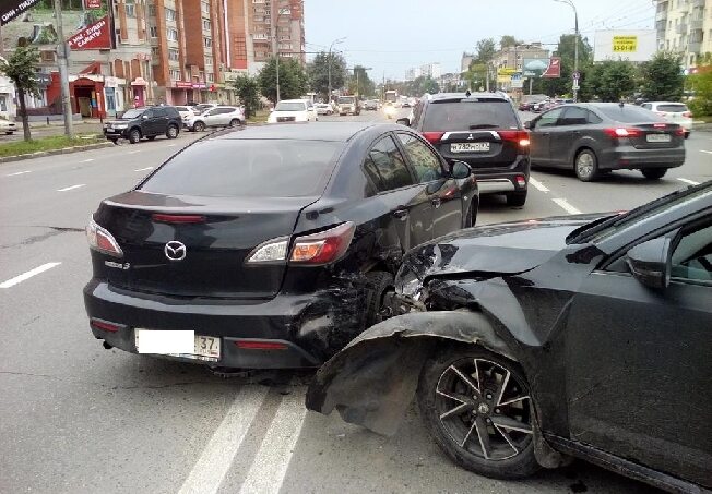 На Лежневской в Иванове случилась ещё одна массовая авария