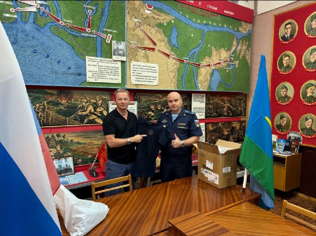 В преддверии Дня России Союз десантников Кинешмы поддержал защитников Отечества