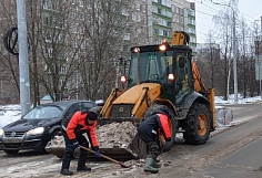В Иванове за ночь потратили 18 тонн песко-соляной смеси