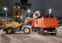 Из Иванова с начала зимы вывезли 2 635 кубометров снега